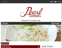 Tablet Screenshot of pearl-chinese-restaurant.com